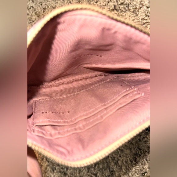 Coach Wristlet Wallet With Heart Print And Strap Cream Color - Picture 3 of 3